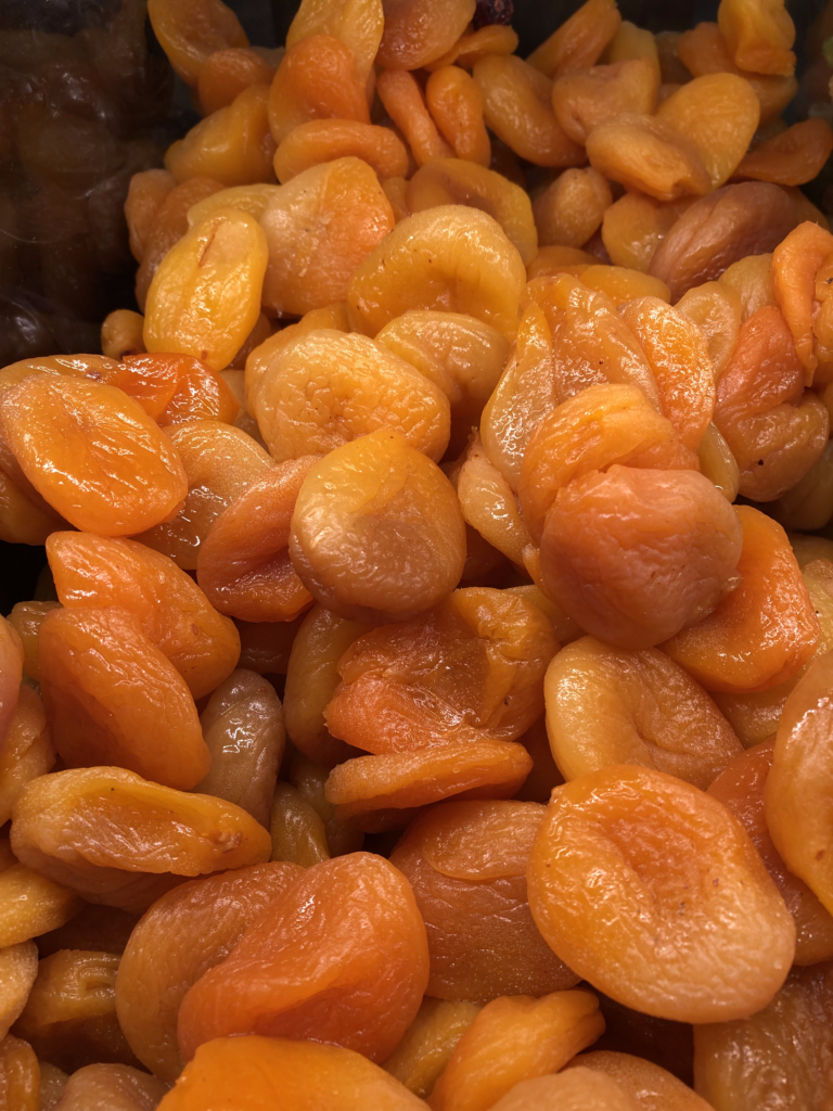 Soft apricots