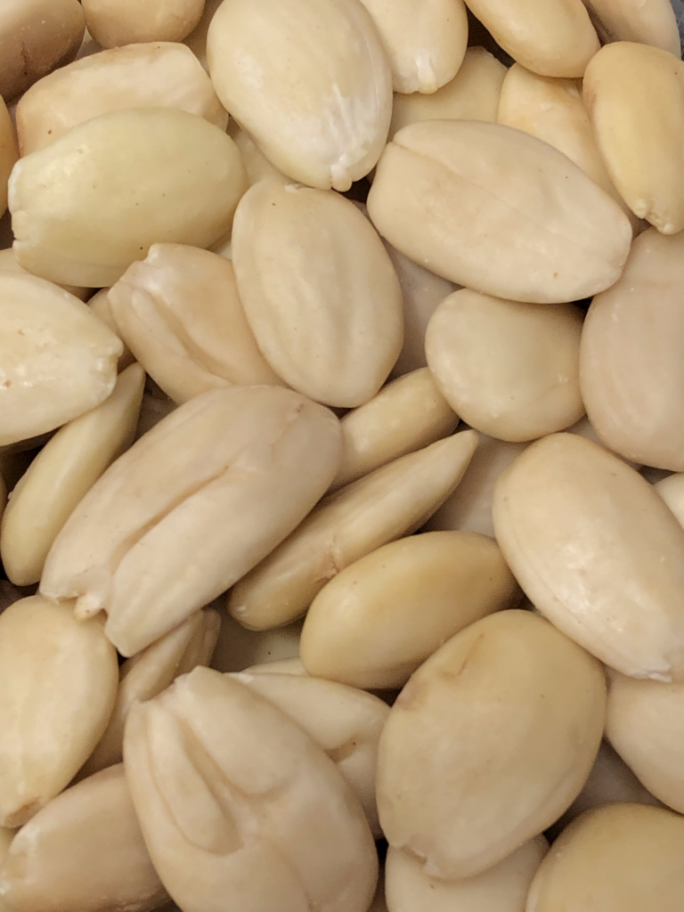 Blanched almonds
