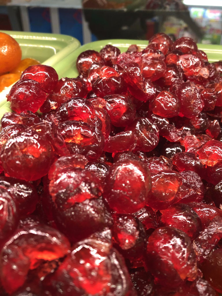 Candied Bigarreau cherries