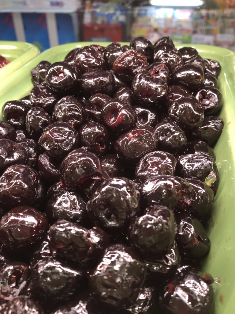 Candied amarena cherries