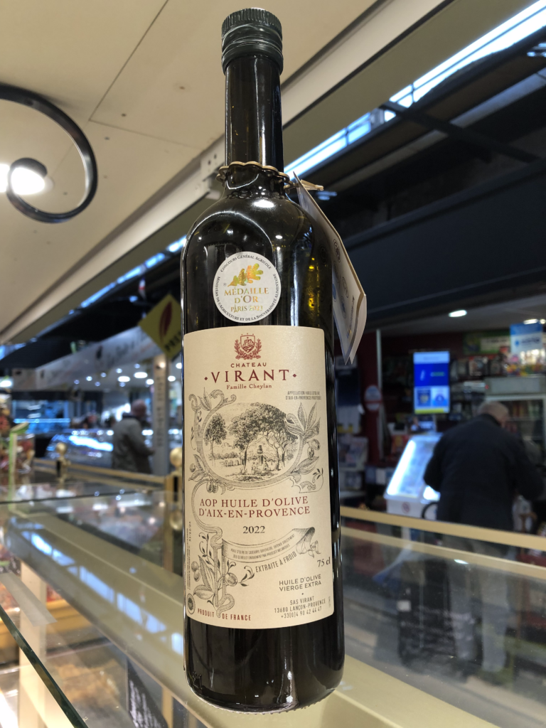 Huile d’olive de Château Virant 75cL