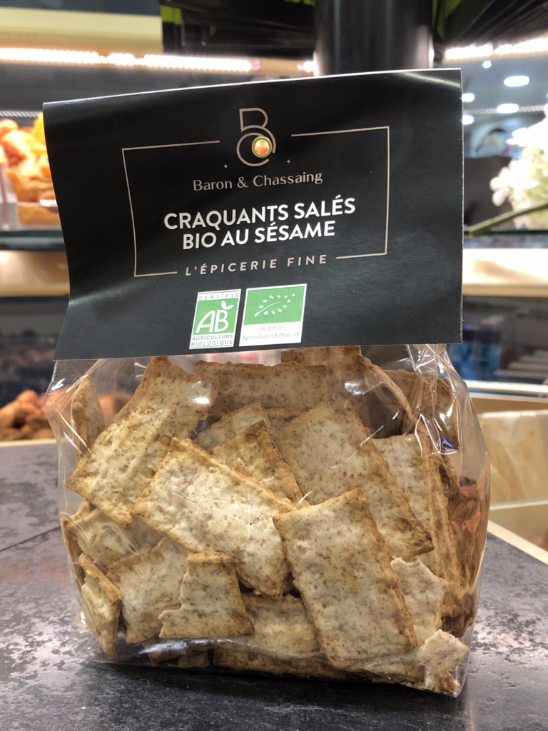 Craquant salés au sésame