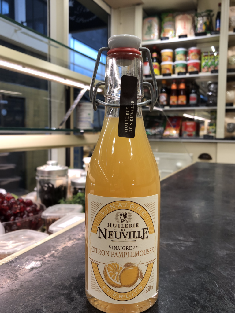 Vinaigre au citron et pamplemousse