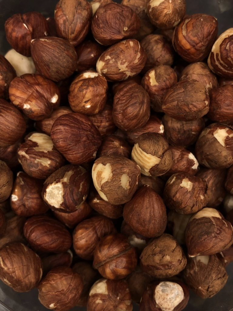 Noisettes décortiquées